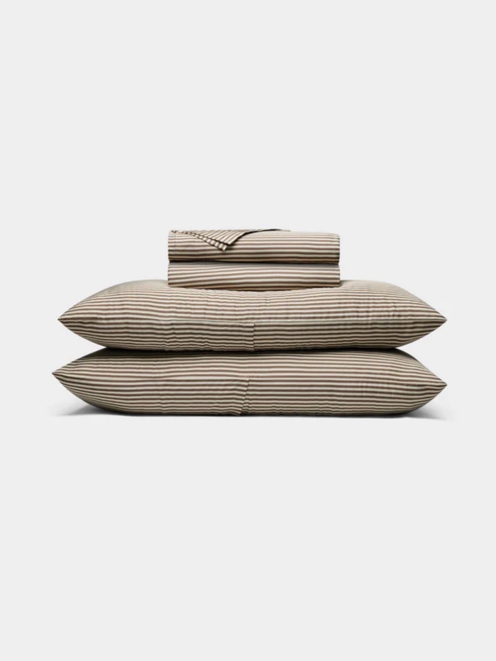 Cozy Earth Bamboo Sheet Set - California King - Classic Stripe in Ebony NWT